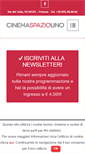 Mobile Screenshot of cinemaspaziouno.it